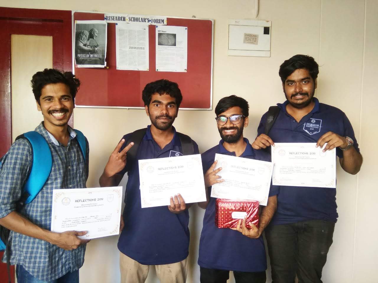 Winnings from working model of a physics experiment