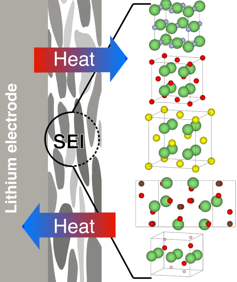 Phonon Transport in SEI